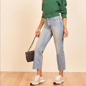 NWT - Reformation Vintage High Straight Jeans (28)